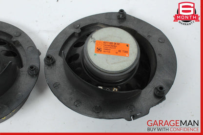 07-09 Mercedes W211 E320 E500 Rear Left & Right Side Door Audio Sound Speakers
