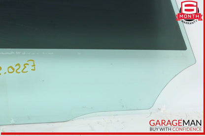 10-16 Mercedes W212 E350 E400 E550 Front Left Driver Side Door Window Glass OEM