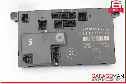 06-11 Mercedes W219 CLS550 CLS500 Front Right Door Control Module 2198200726 OEM