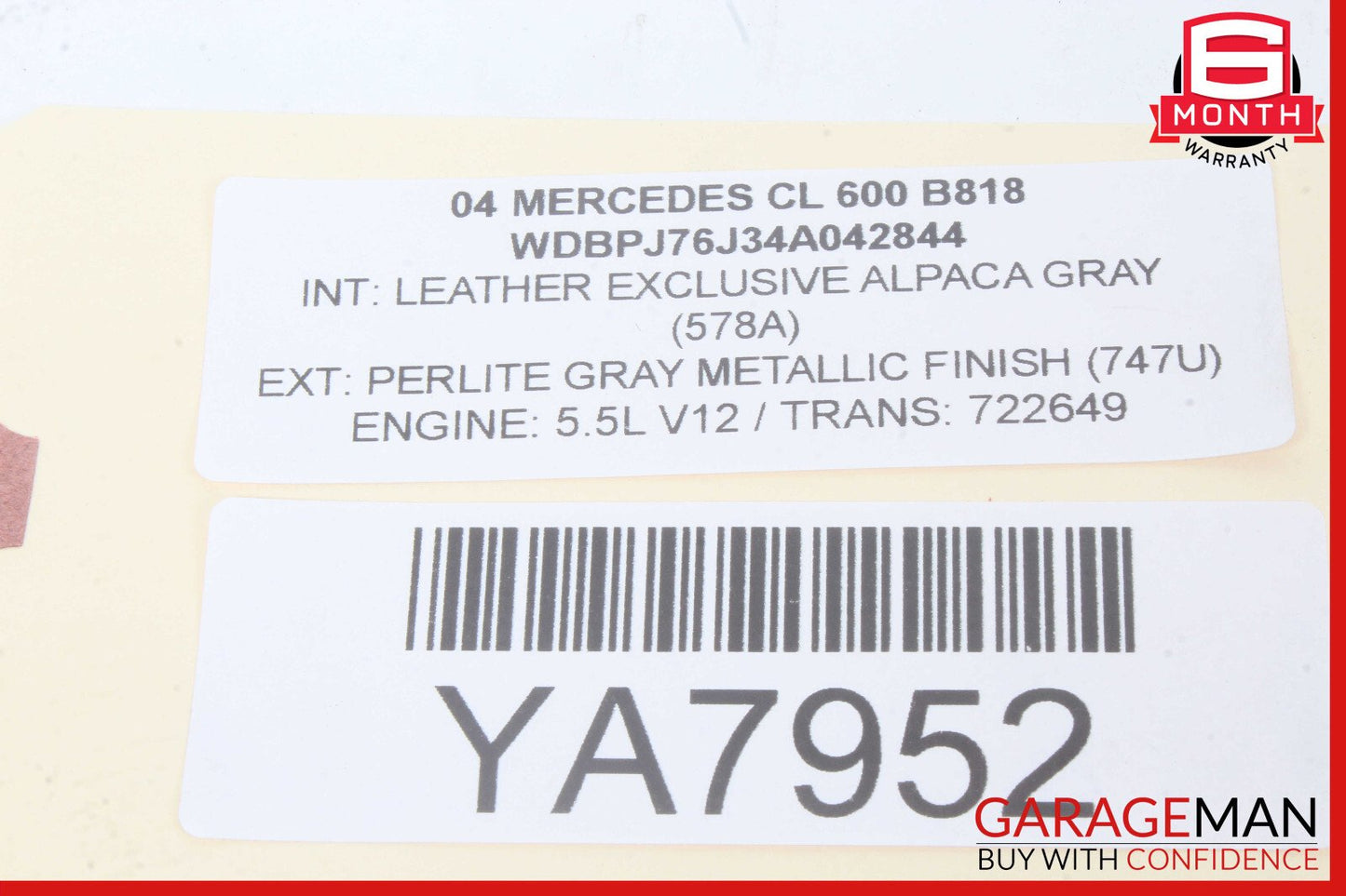 03-06 Mercedes W215 CL600 S600 Communication Control Module 2118700485 OEM
