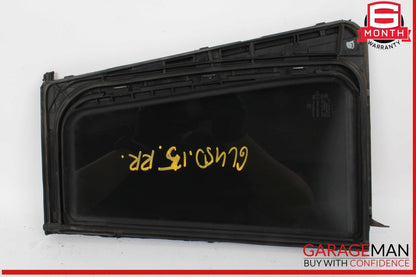 13-19 Mercedes X166 GL450 GL550 GLS550 Rear Right Fixed Privacy Window Glass OEM