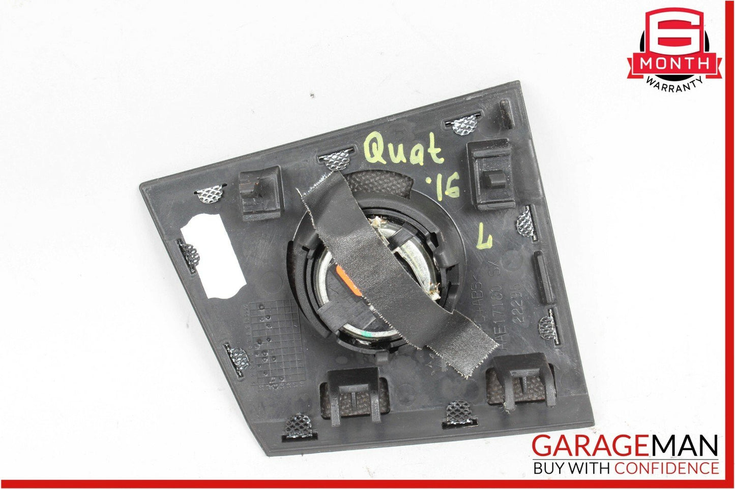 14-18 Maserati Quattroporte Left Side Dash Dashboard Speaker Tweeter Trim Cover