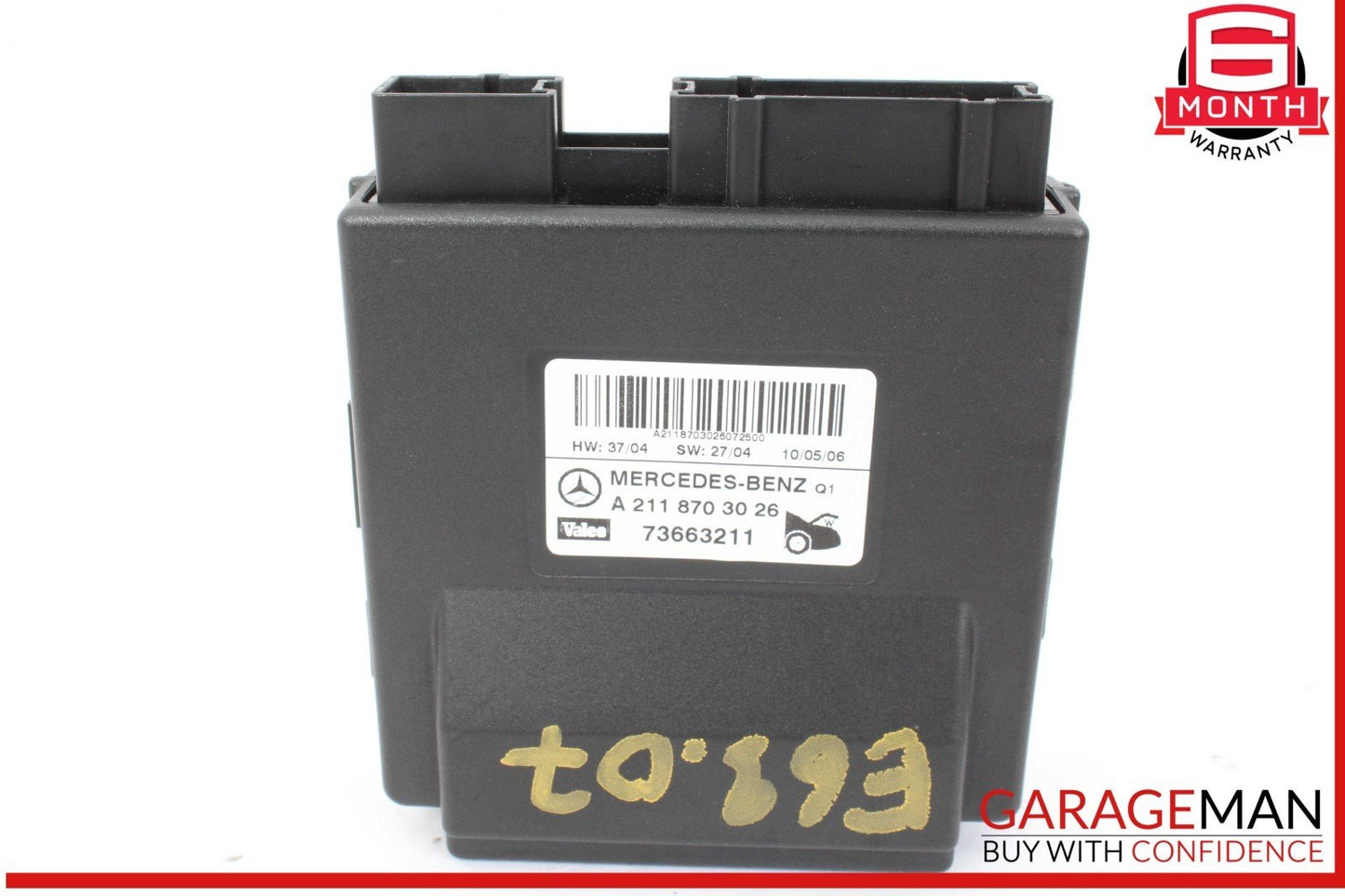 03-09 Mercedes W211 E63 AMG E550 Trunk Release Opener Control Module Unit OEM
