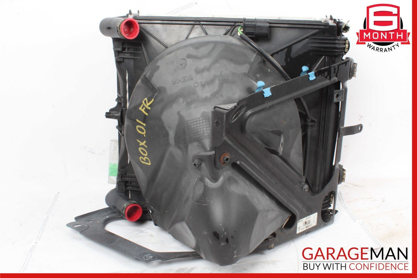 97-04 Porsche Boxster 986 S Right Side Engine Radiator AC A/C Condenser Fan Assy