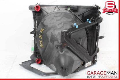 97-04 Porsche Boxster 986 S Right Side Engine Radiator AC A/C Condenser Fan Assy