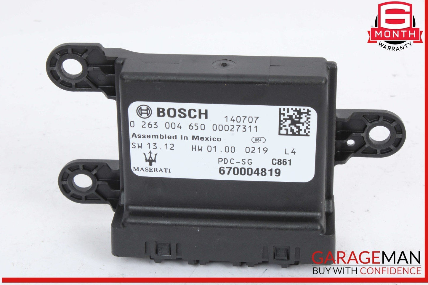 14-18 Maserati Quattroporte S Parking Park Sensor Control Module Unit 670004819