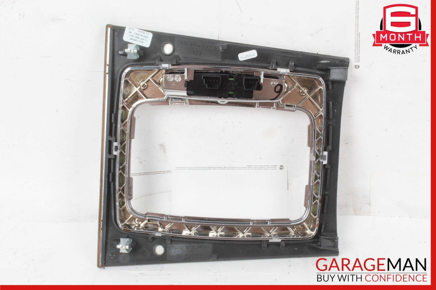 08-15 Mercedes W204 C250 Center Console Shifter Trim Cover Panel Bezel Wood Assy