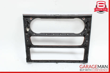 06-12 Mercedes GL450 ML350 Center Console Control Trim Bezel Cover Panel Wood