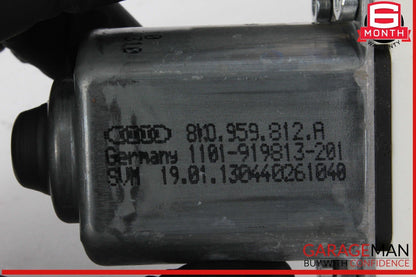 09-16 Audi A4 Rear Right Passenger Side Window Regulator Motor 8K0959812A OEM