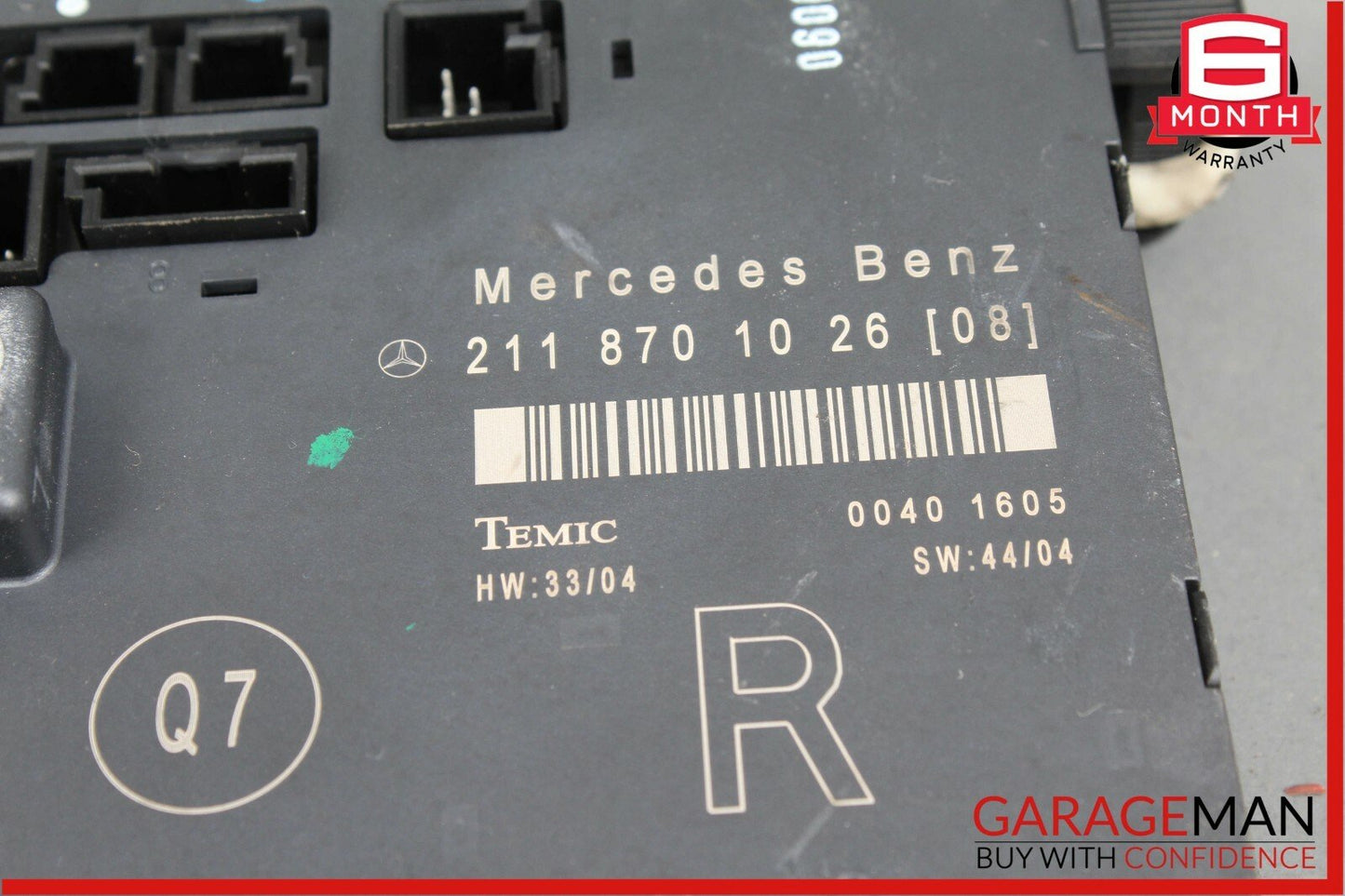 03-09 Mercedes W211 E63 AMG E350 Front Right Passenger Side Door Control Module