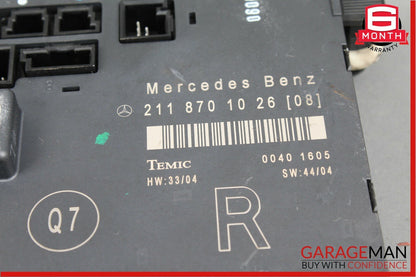 03-09 Mercedes W211 E63 AMG E350 Front Right Passenger Side Door Control Module