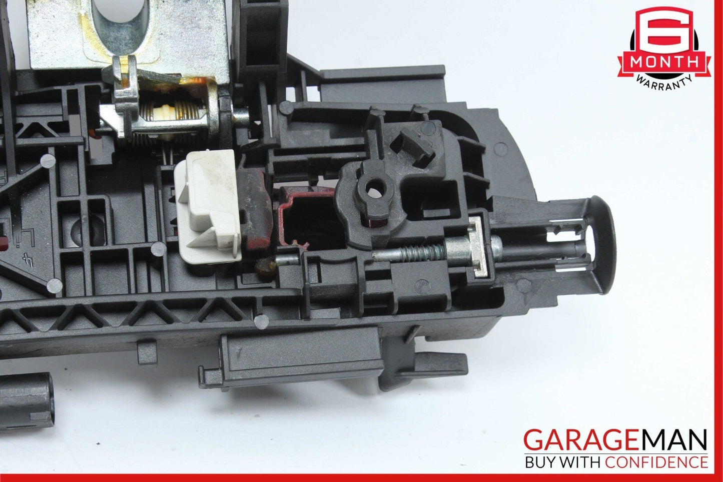 12-14 Mercedes W204 C250 C300 Rear Left Side Exterior Door Handle Red OEM
