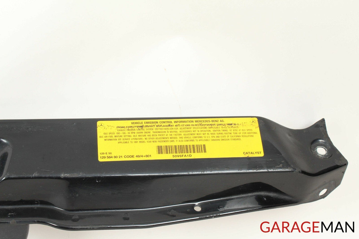 90-02 MERCEDES R129 SL500 SL600 UPPER RADIATOR SUPPORT TIE BAR OEM