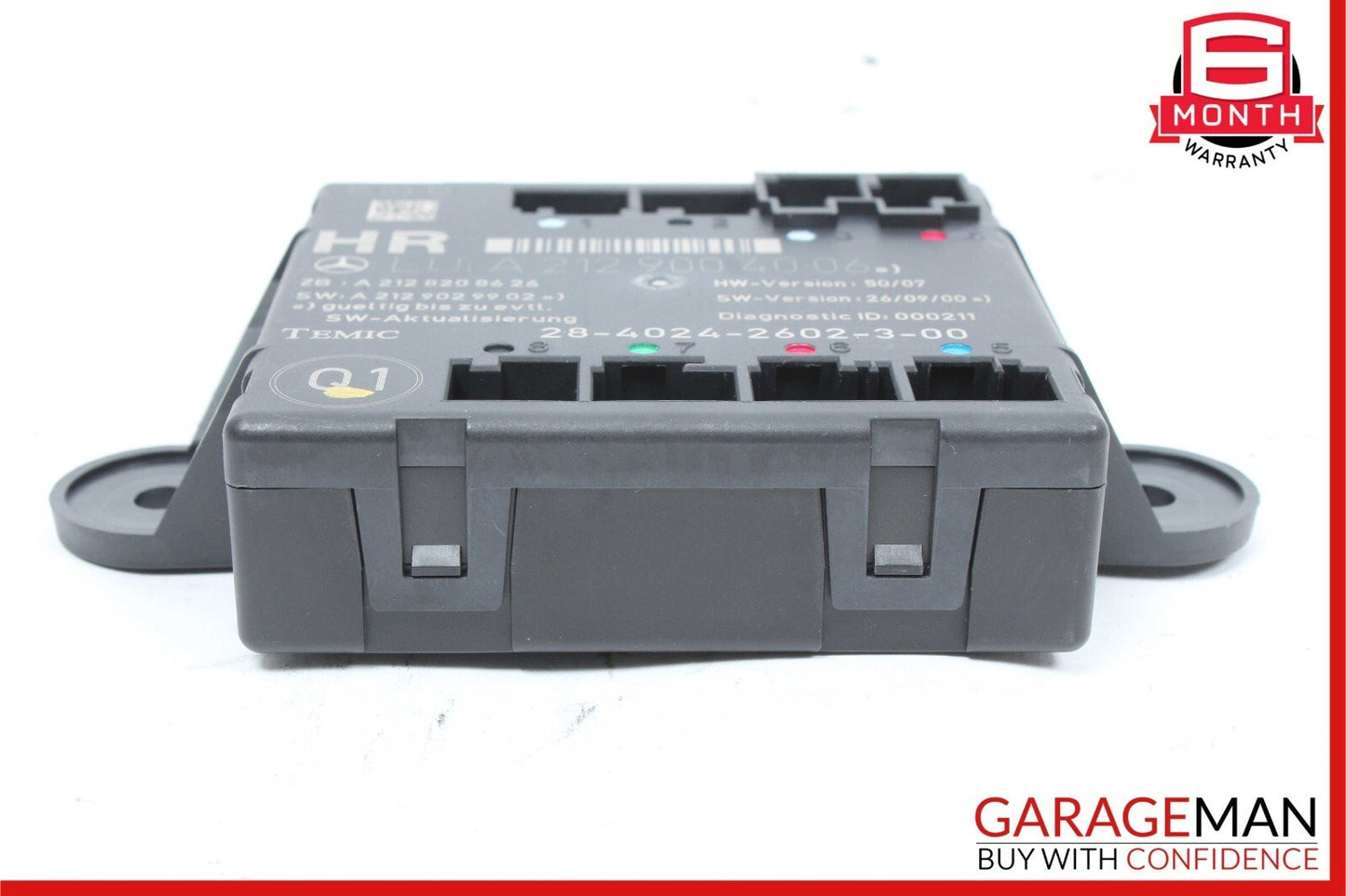 08-14 Mercedes W204 C250 C300 Rear Right Side Door Control Module Unit