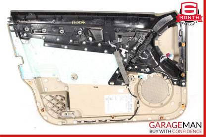08-14 Mercedes W204 C250 Front Right Passenger Interior Door Panel Cover Beige
