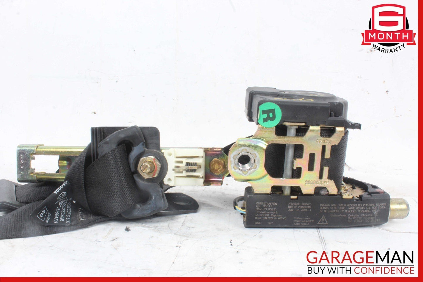 98-05 Mercedes W163 ML350 ML500 Front Right Side Seat Belt Retractor Black OEM