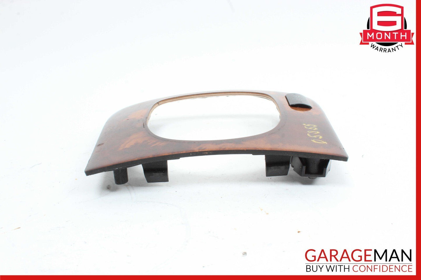 00-06 Mercedes W220 S350 S55 Front Center Console Shift Shifter Trim Bezel Wood