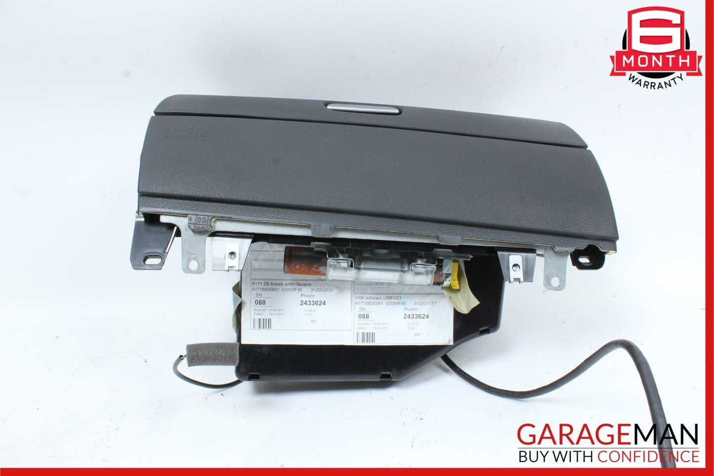 05-11 Mercedes R171 SLK300 SLK350 Dashboard Glove Box Storage Assembly Black OEM