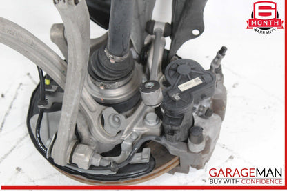 15-20 Mercedes W205 C300 Rear Left Spindle Knuckle Hub Shaft Rotor Disc Assy