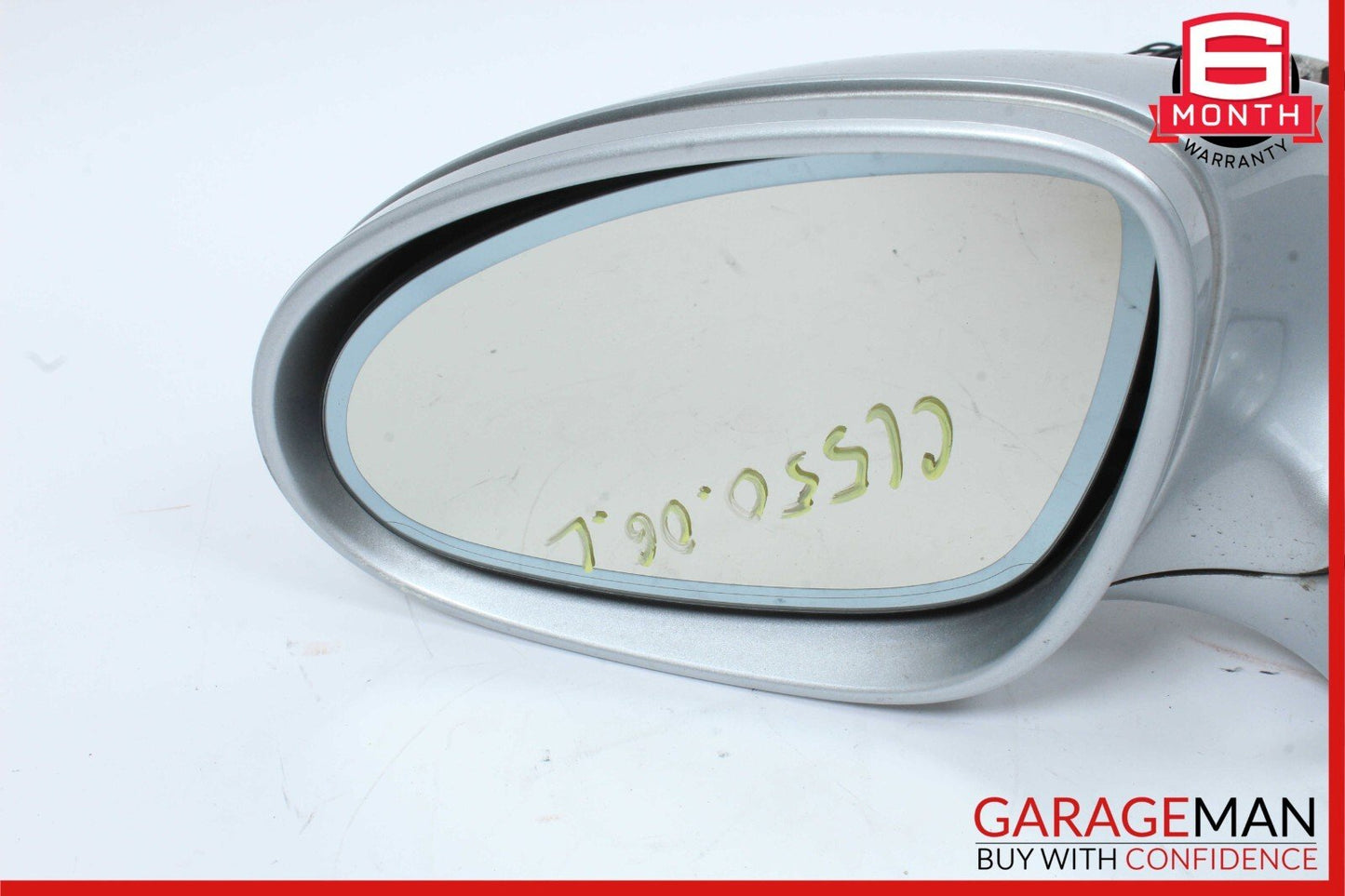07-09 Mercedes W216 CL550 Front Left Side Mirror Rear View Door Iridium Silver