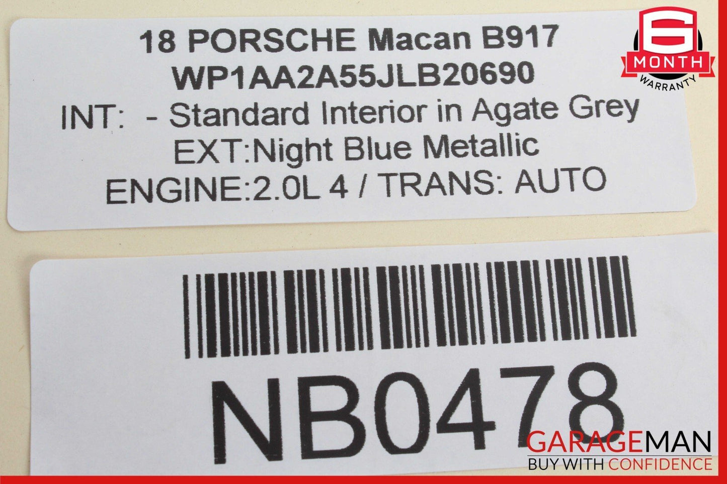 15-24 PORSCHE MACAN FRONT RIGHT SIDE DOOR CONTROL MODULE OEM 4H0959792S