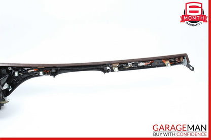 07-14 Mercedes W221 S550 Center Dash Heater Switch Control Panel Assembly Wood