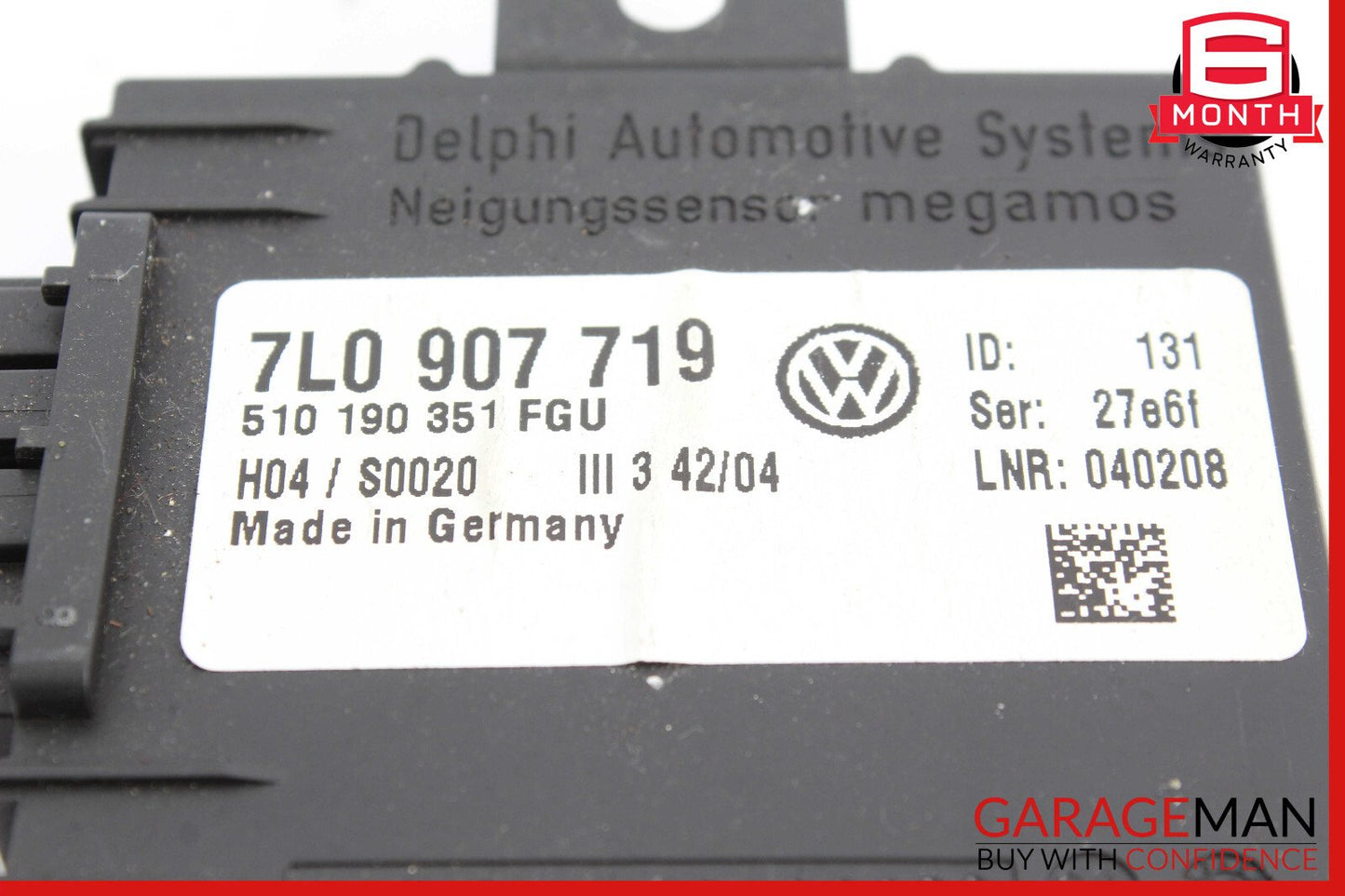 03-10 Porsche Cayenne 955 957 Anti Theft Immobilizer Locking Control Module OEM