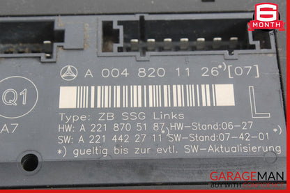 07-13 Mercedes W221 S550 S350 S63 S65 AMG Front Left Under Seat Controller Unit