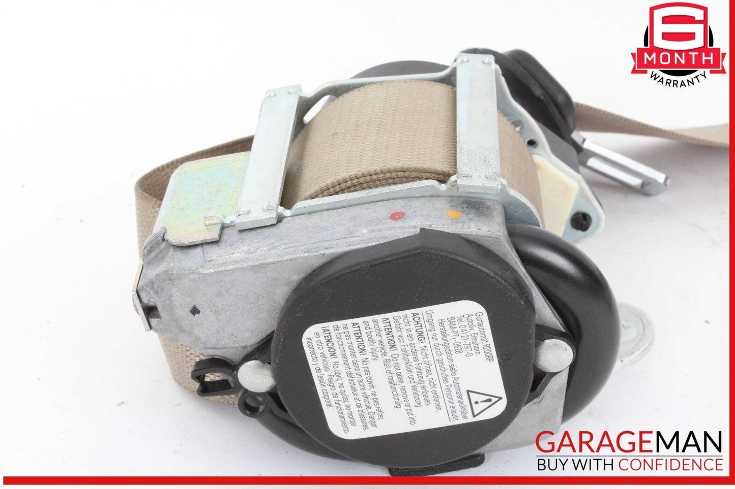13-19 Mercedes X166 GL450 GLS550 3rd Third Row Rear Left Seat Belt Seatbelt OEM