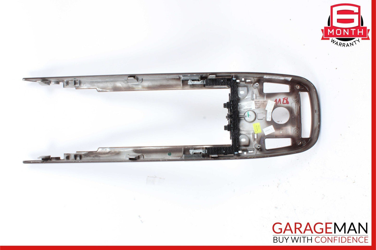 07-09 Mercedes W221 S550 Center Console Arm Rest Armrest Trim Bezel Cover Wood