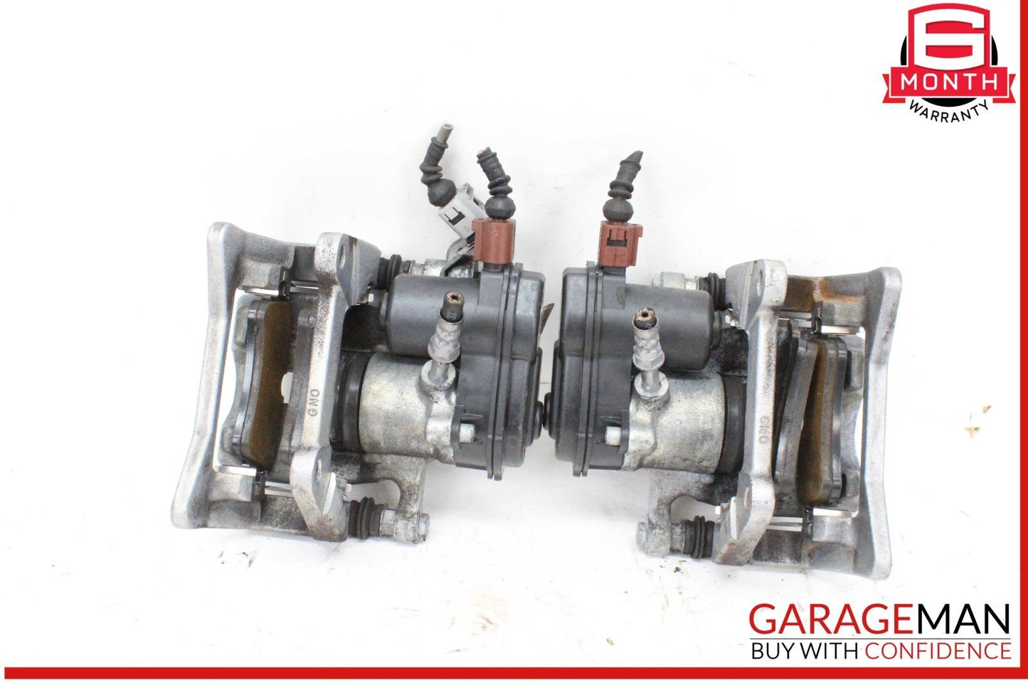 12-17 Audi A7 A6 Rear Left & Right Side Brake Calipers Set of 2 Pc OEM