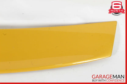 17-21 Mercedes C190 AMG GT Rear Tailgate Boot Lid Spoiler Cover Panel Yellow OEM