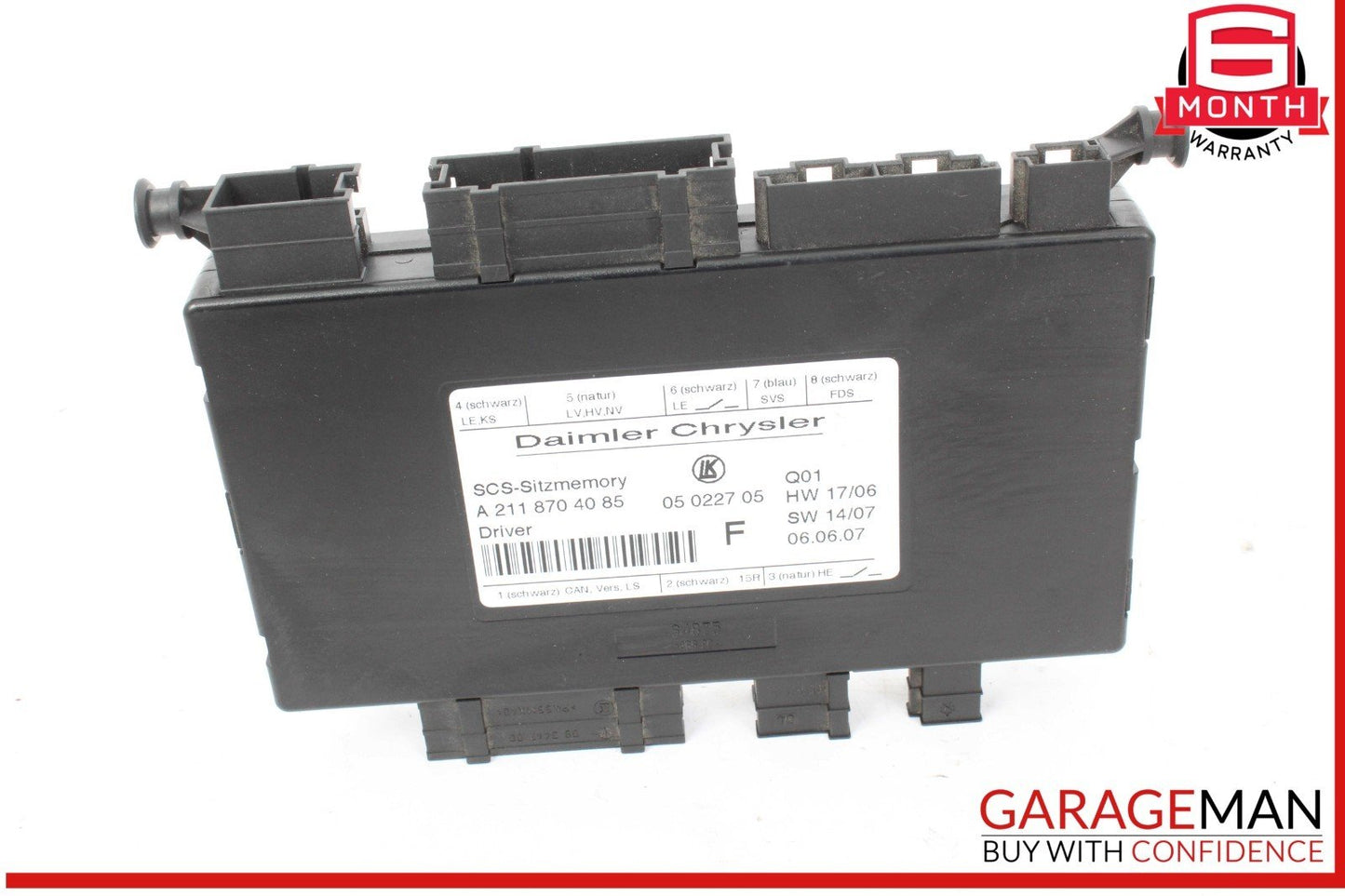 03-12 Mercedes W211 E350 R500 ML500 Front Left Side Seat Control Module OEM