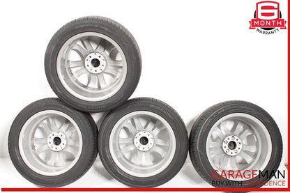 15-18 Mercedes W205 C300 Complete Wheel Tire Rim Set of 4 Pc 7Jx17H2 ET48.5 OEM