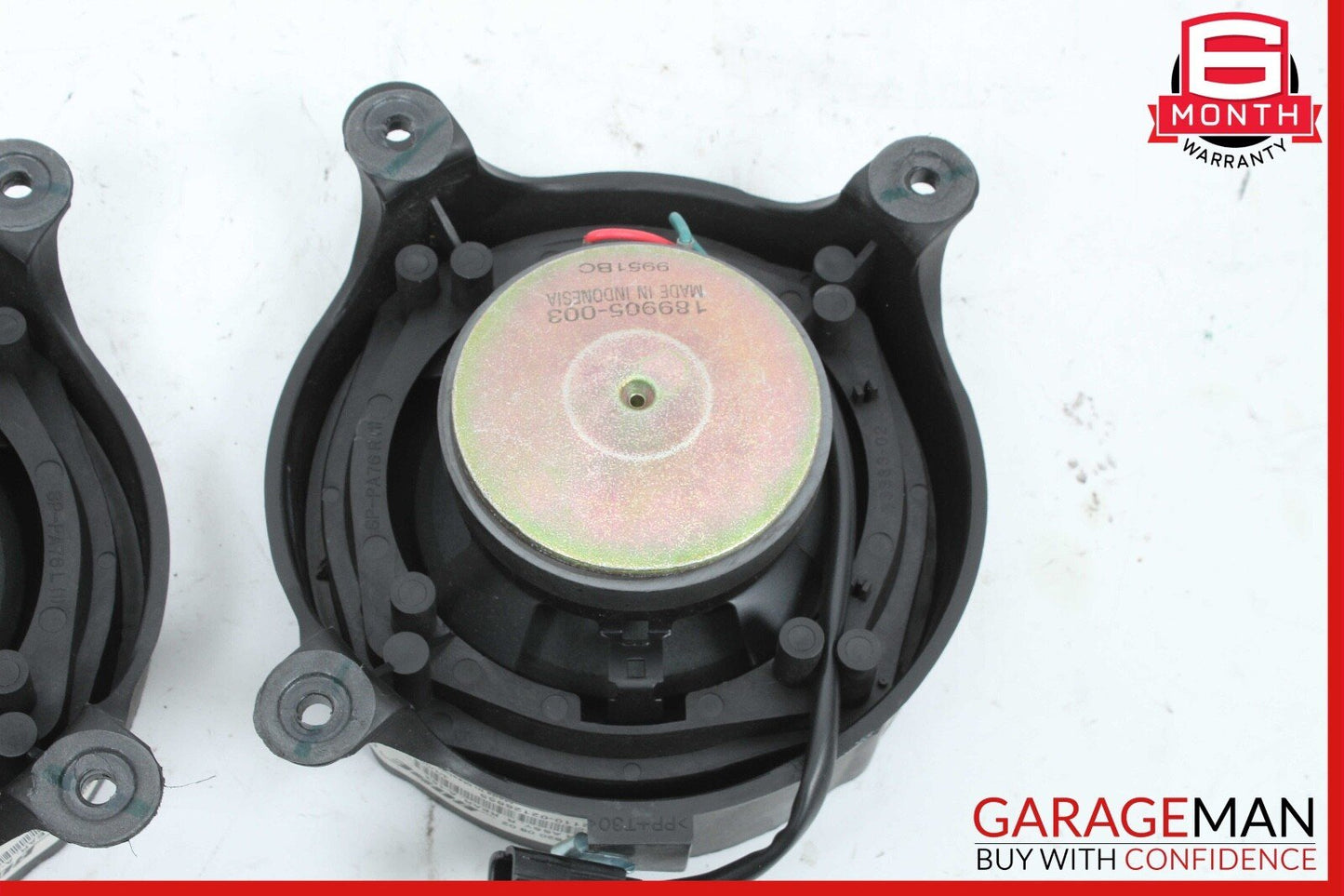 00-05 Mercedes W163 ML430 Rear Right & Left Side Door Audio Speakers Set OEM