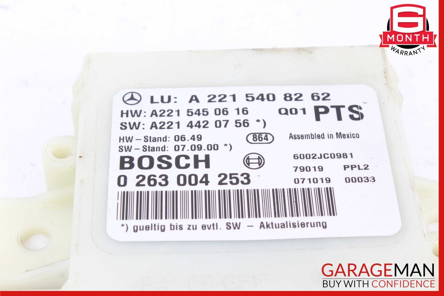 07-09 Mercedes W216 CL550 S550 Parking Back Up Reverse Distance Control Module