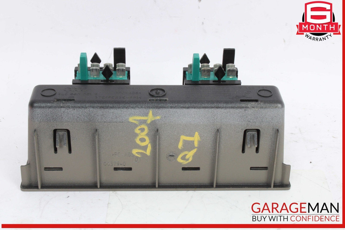 07-15 Audi Q7 Rear Heated Seat Control Switch w/ Trim Cover Panel 8E0963563 OEM