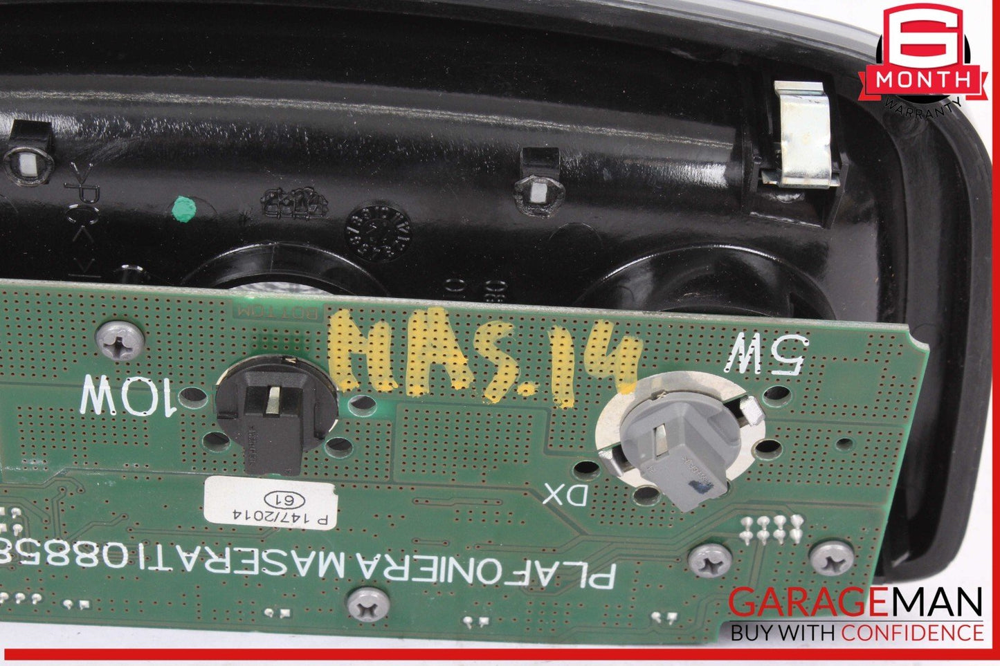14-17 Maserati Quattroporte Ghibli Rear Interior Overhead Dome Light Lamp OEM
