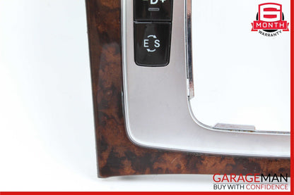 08-15 Mercedes W204 C300 Center Console Shifter Trim Cover Panel Bezel Wood OEM