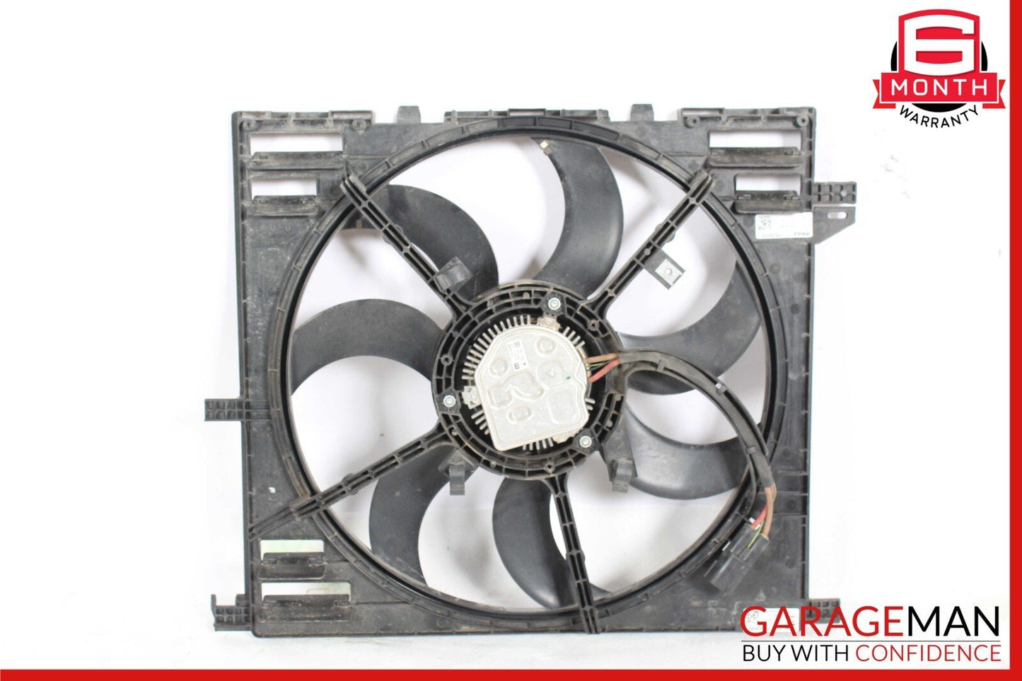 17-21 Alfa Romeo Giulia 2.0 Radiator Engine Cooling Fan Shroud Blade Motor Assy