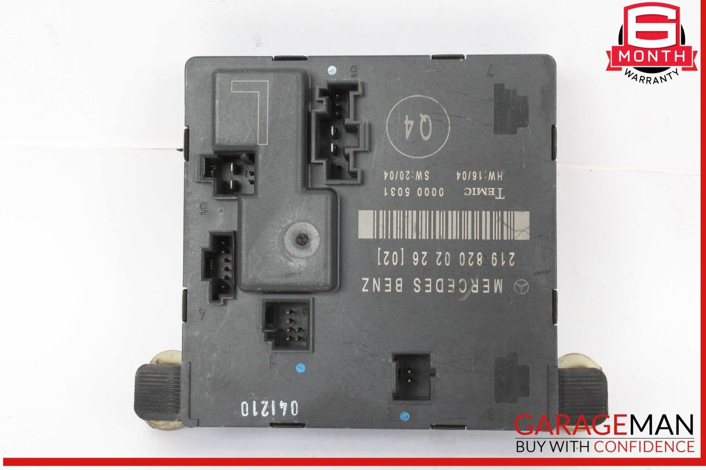 06-11 Mercedes W219 CLS550 Rear Left Side Door Control Module 2198200226 OEM