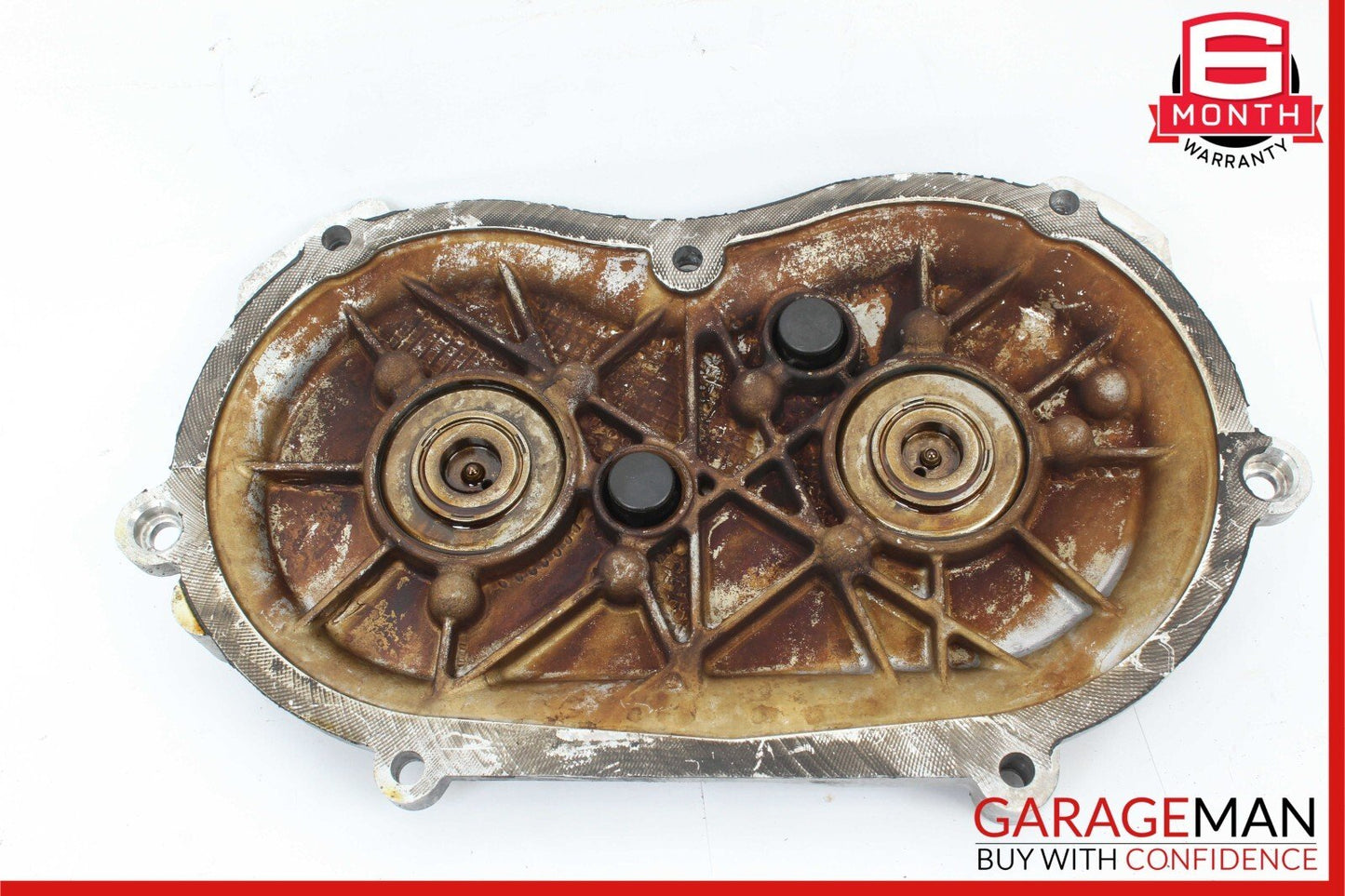 05-13 Mercedes W221 S550 Front Left Side Engine Timing Chain Cover Plate OEM