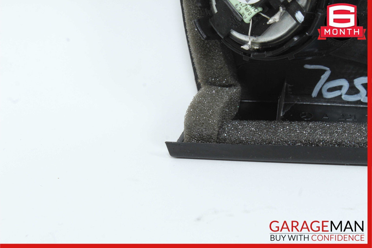 07-13 Mercedes W221 S550 Front Left Side Door Tweeter Speaker Cover Black OEM