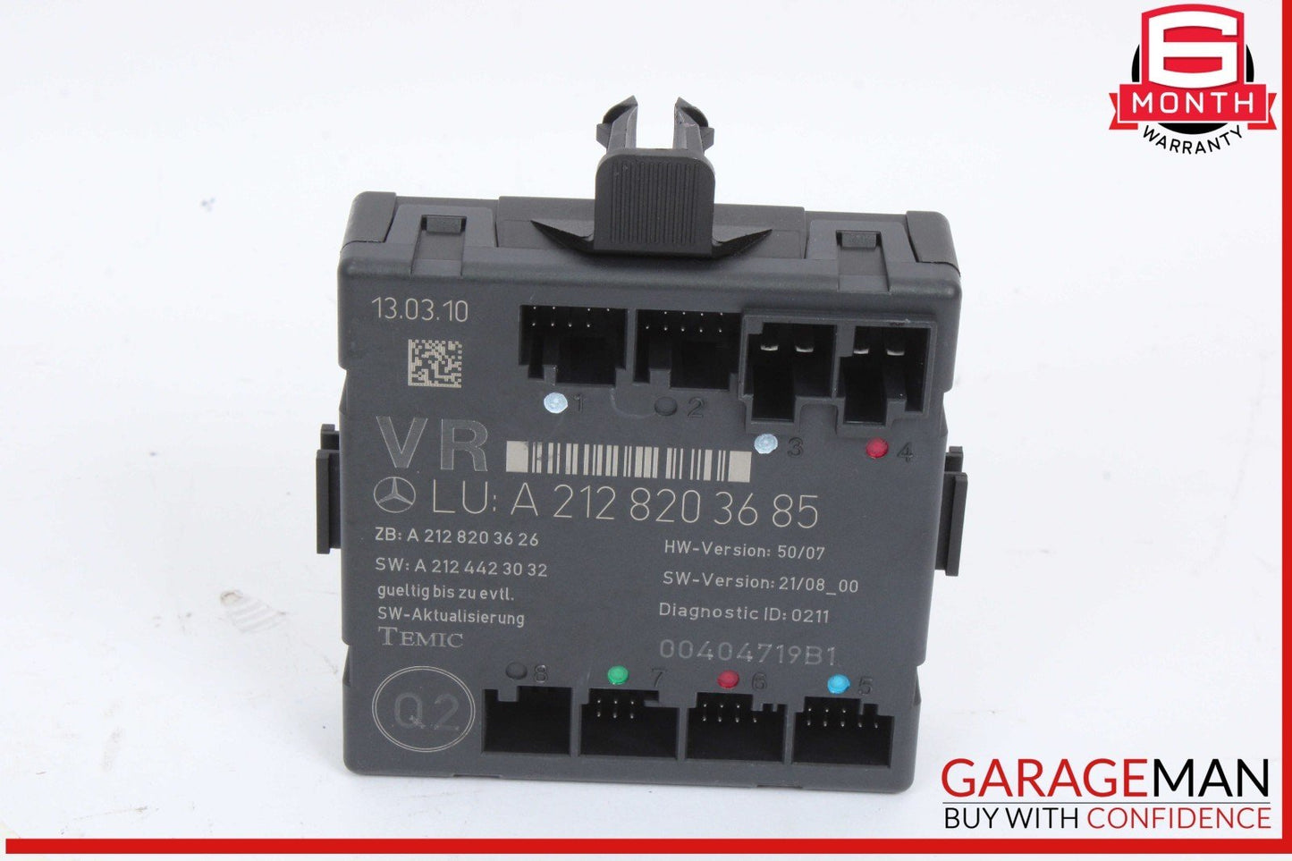 08-18 Mercedes W212 E350 Front Right Passenger Side Door Control Module Unit OEM