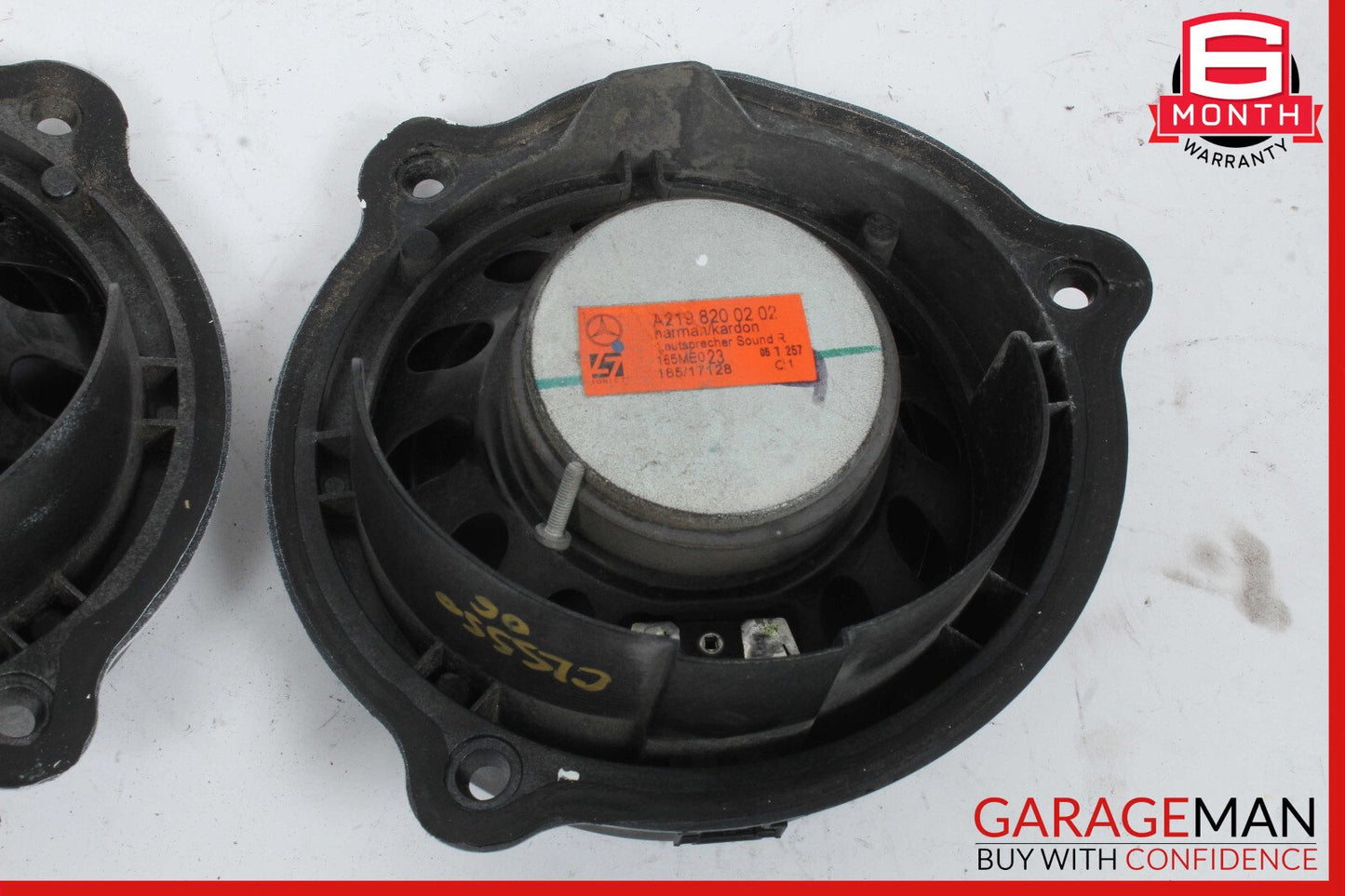 06-11 Mercedes W219 CLS550 Right & Left Side Door Sound Audio Speaker Speakers