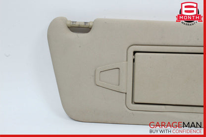 08-15 Mercedes W204 C350 Right Passenger Side Sunvisor Sun Visor Beige OEM