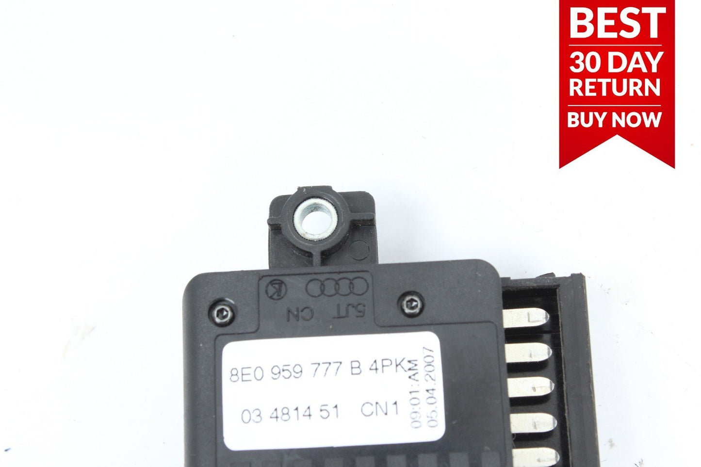 07-09 Audi Q7 Front Left Side Seat Lumbar Adjustment Switch Module Black A110