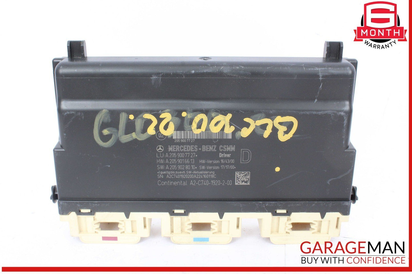 16-22 Mercedes X253 GLC300 4MATIC Front Left Side Seat Control Module Unit OEM