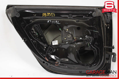 12-18 Audi A7 Rear Left Driver Side Door Shell Panel Black OEM