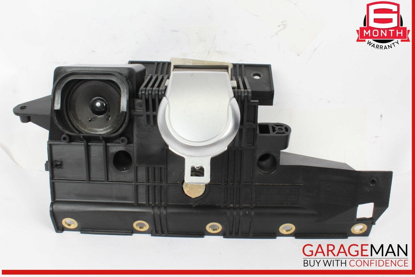 03-08 Mercedes R230 SL500 Rear Left Seat Belt Retractor Luggage w/ Speaker OEM
